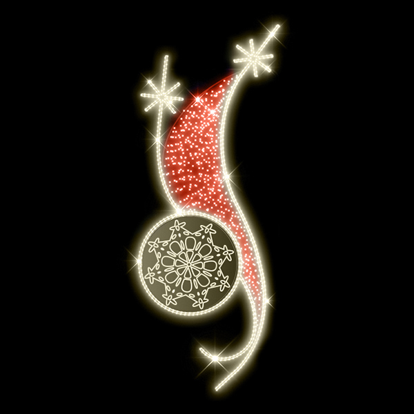 Světelný Dekor LED 9881 - 109x293cm