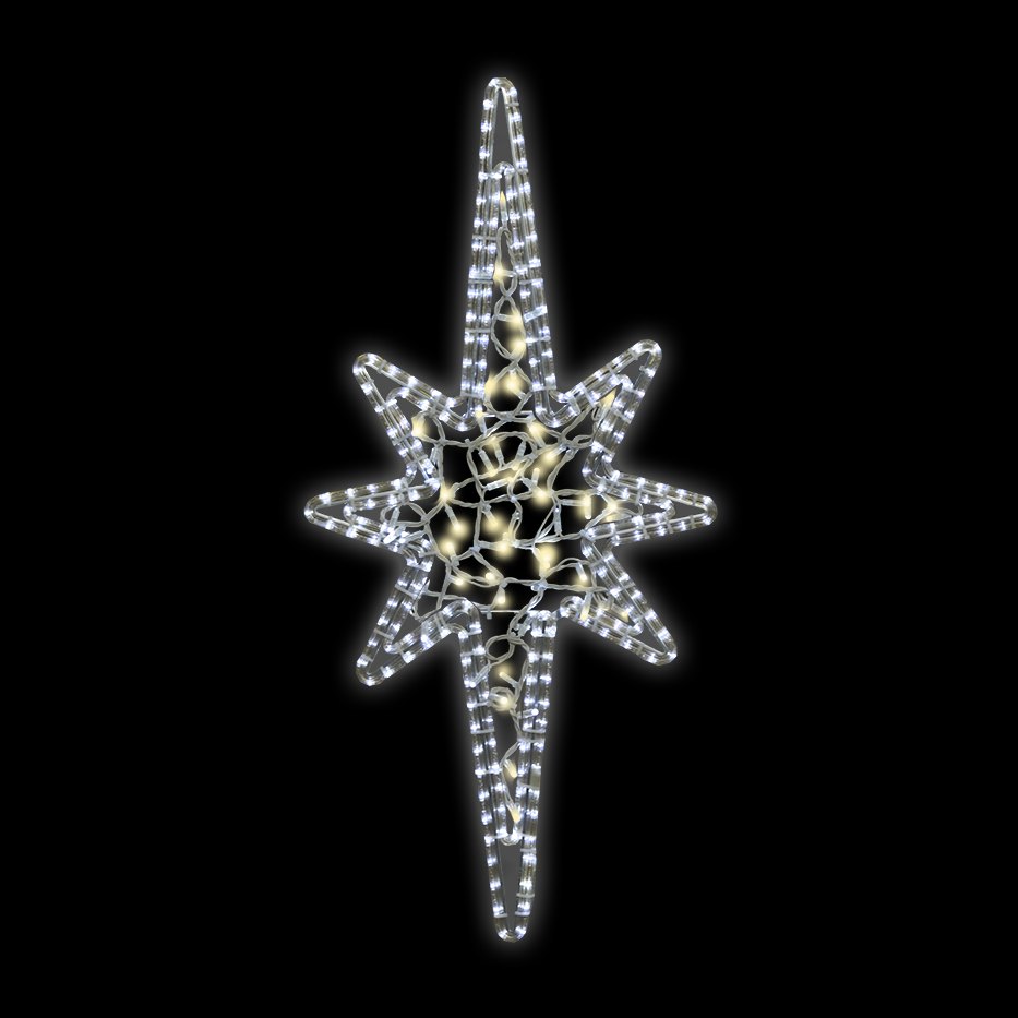 Světelný dekor Hvězda Orion velká LED 6082 - 112 x 52 cm