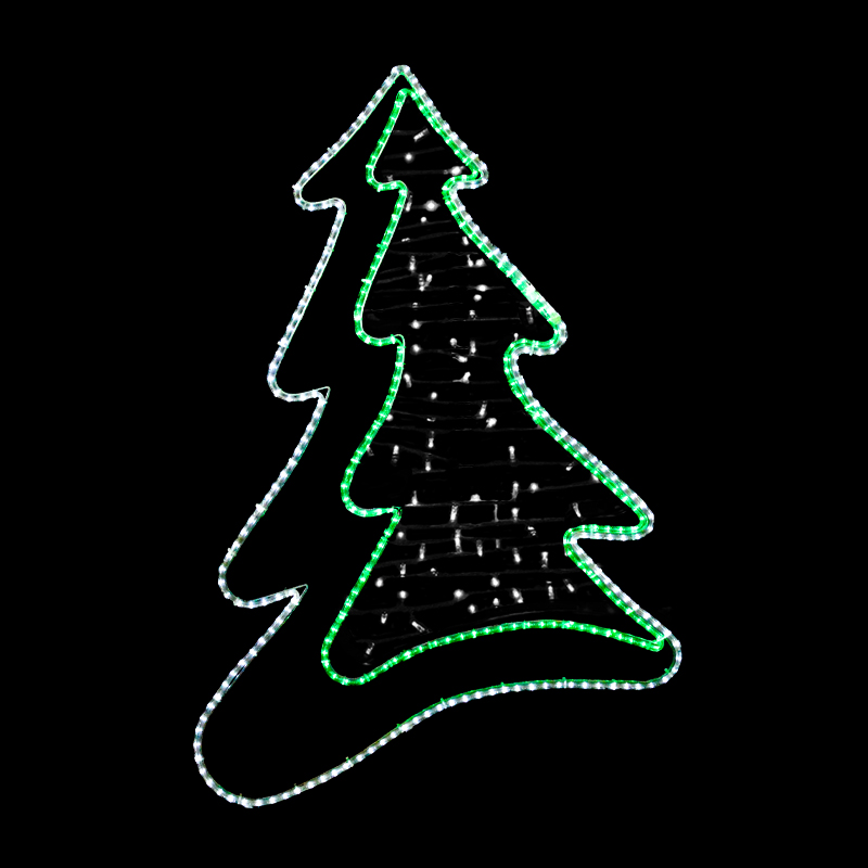 Stromek dekor s výpletem LED 1301 - 156 x 103 cm