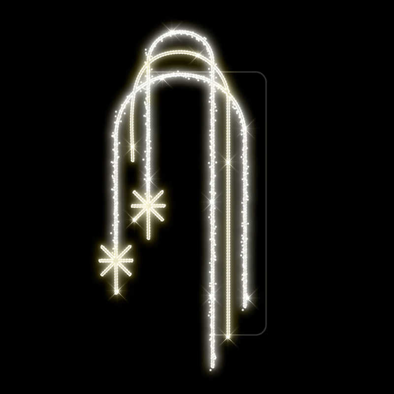 Světelný Dekor LED  9841 - 300x118cm