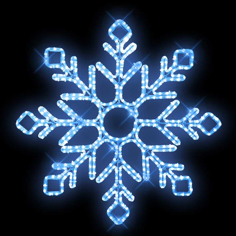 Vločka dekorace LED 8692 - 95 x 90 cm