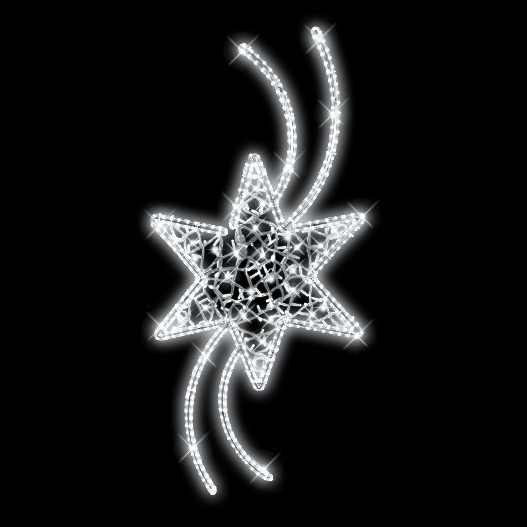 Hvězda dekorace LED 1462 - 197 x 76 cm