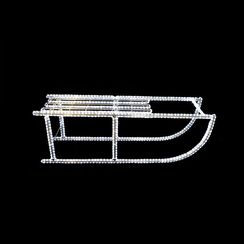 LED 3D sáně - 53 x 153 cm N22/19
