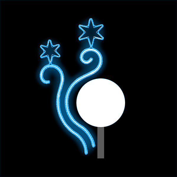 Světelný Dekor LED 8331 - 156x73cm