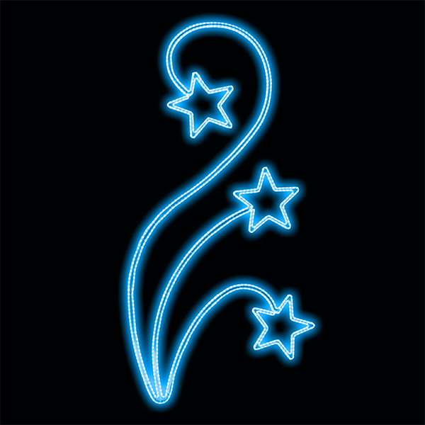 Světelný Dekor LED 8731 - 130x299cm