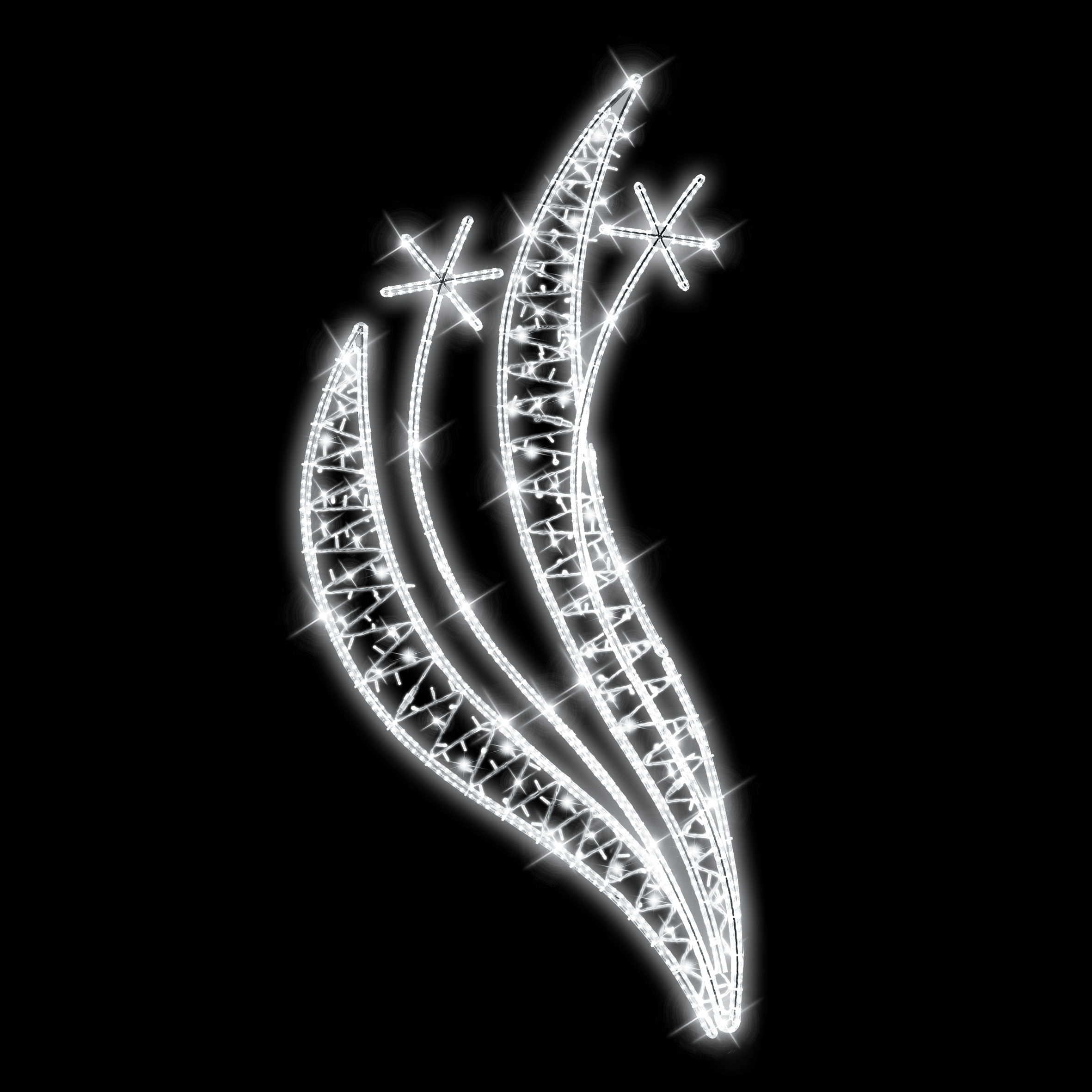 Světelný dekor LED s výpletem 1531 - 285 x 124 cm