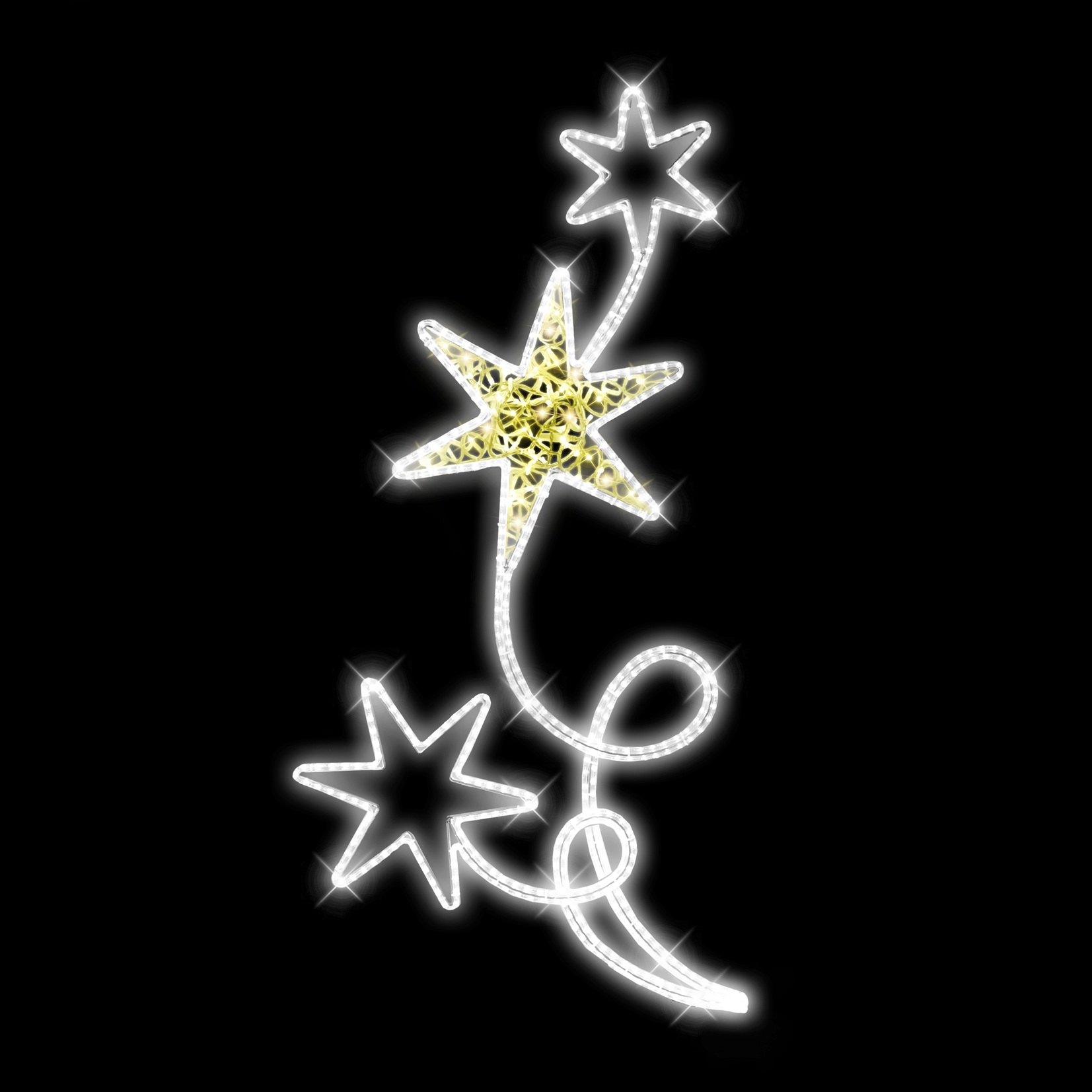 Světelný dekor LED s výpletem 1541 - 200 x 98 cm