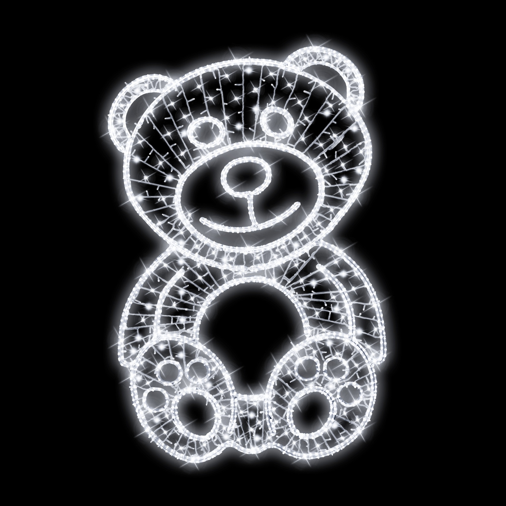 2D LED medvěd - N19/25 - 24 V - 216 x 132 cm