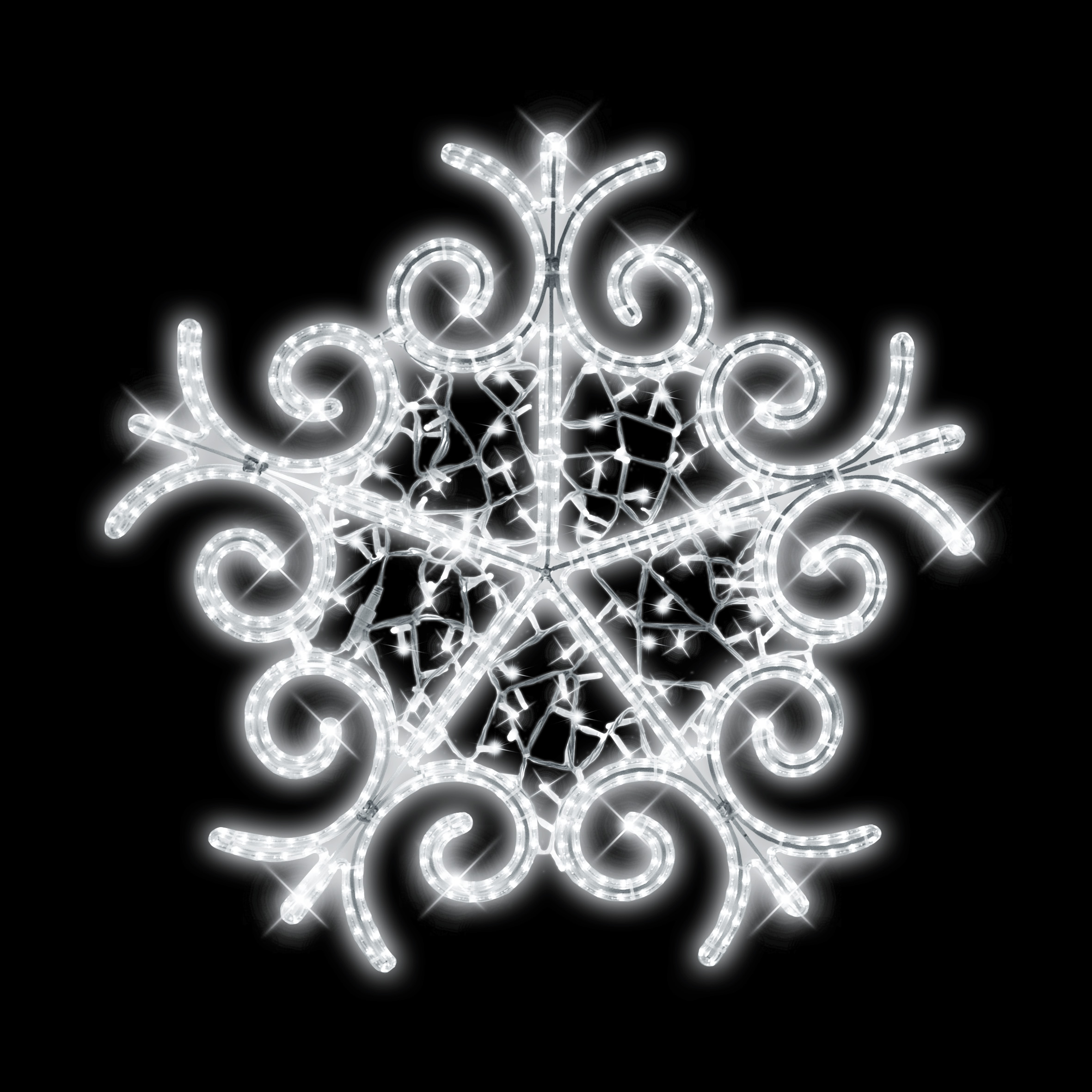 Světelný dekor LED s výpletem 1571 - 112 x 114 cm