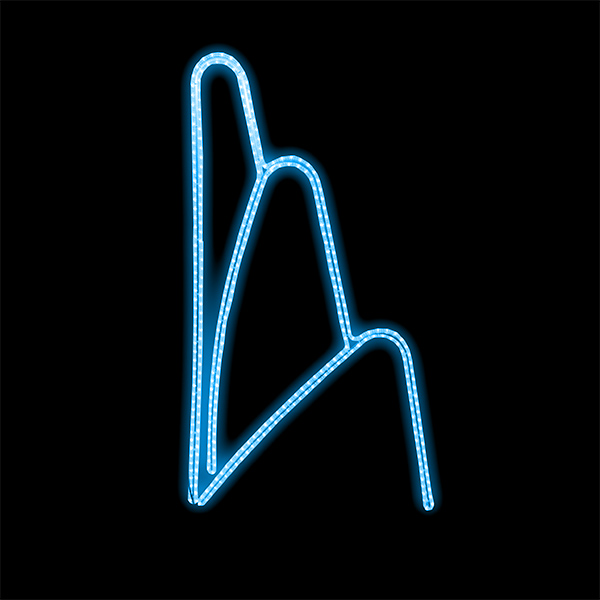 Světelný Dekor LED 8901 A - 153x86cm