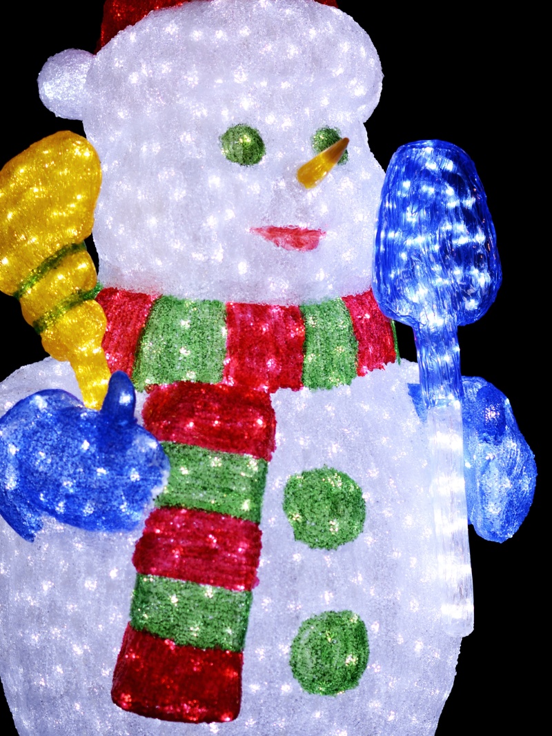 LED figura sněhulák XM(IC)-3D TR061