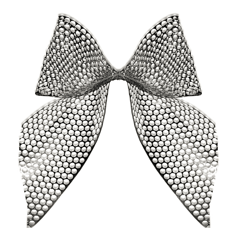 Mašle děrovaná 20 cm