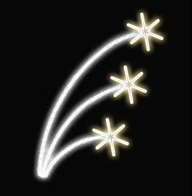 Světelný Dekor LED 5091 - 290x120cm