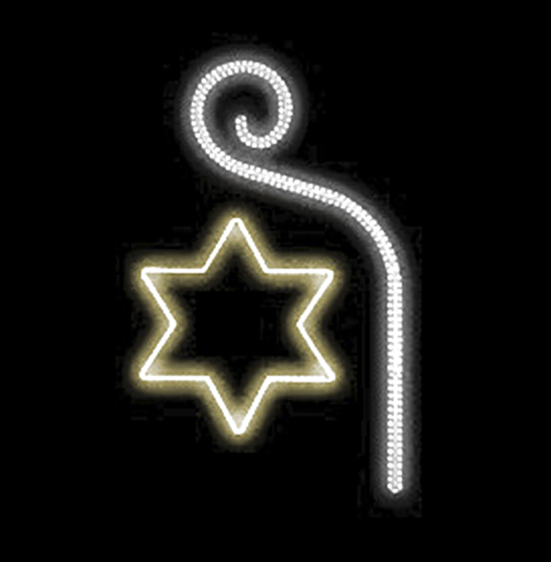 Světelný Dekor LED 5211 - 180x97cm