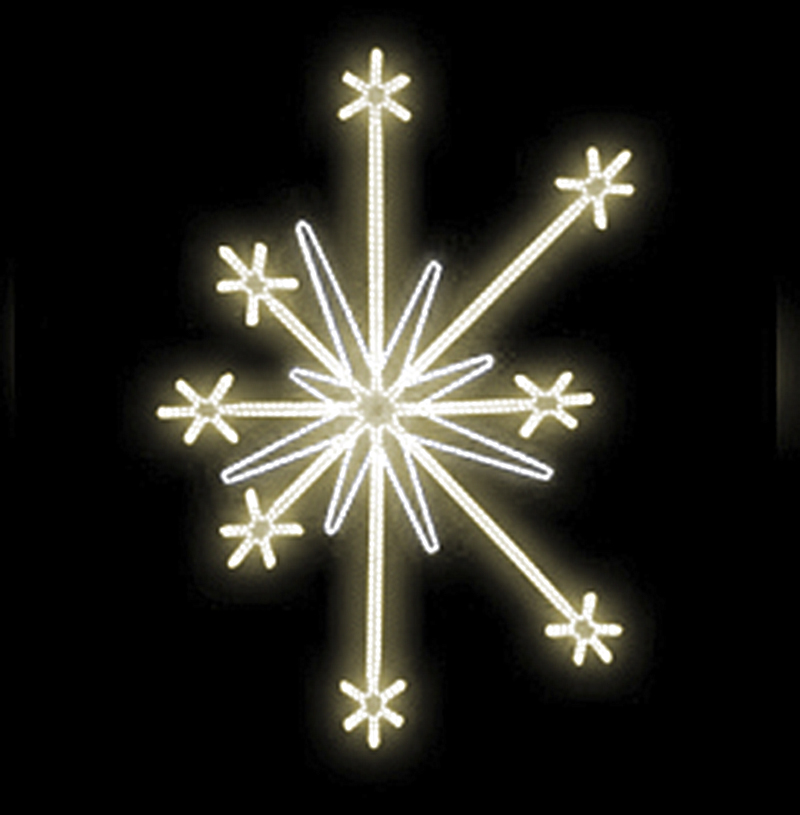 Světelný Dekor LED 5701 - 168x255cm