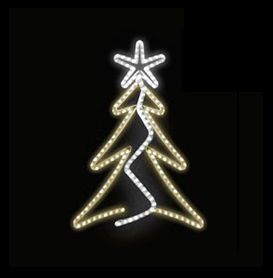 Světelný Dekor LED 5892 - 105x62cm