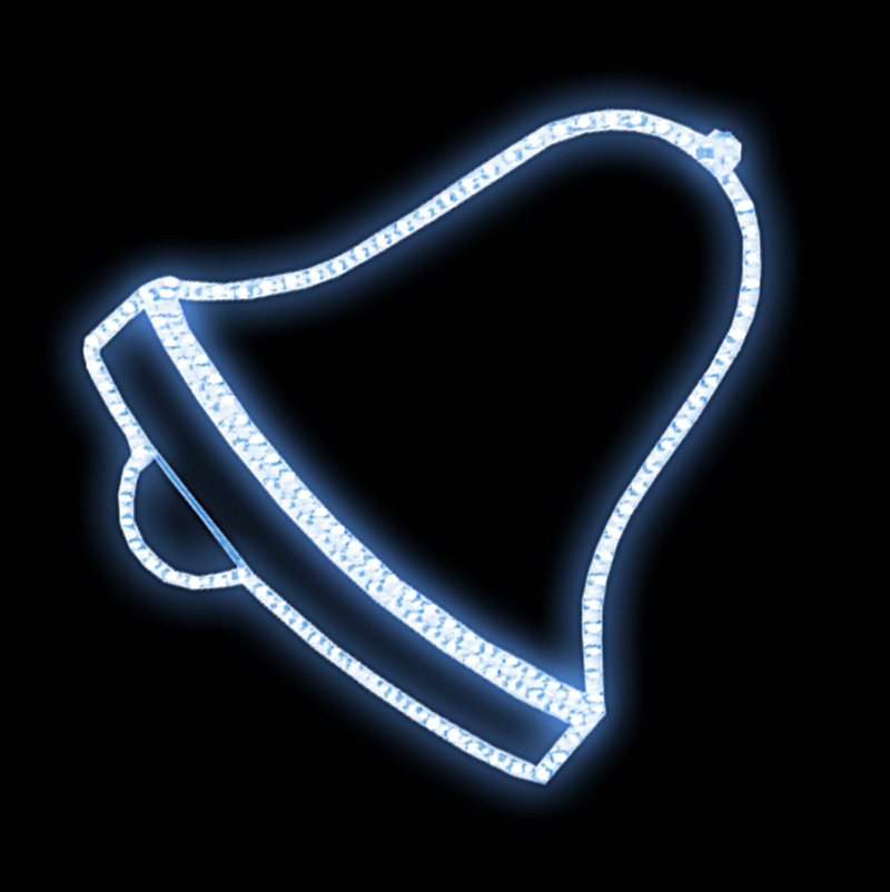 Světelný Dekor zvoneček LED 5902 - 80 x 75 cm