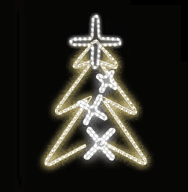 Světelný Dekor LED 6712 - 83x57cm