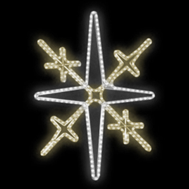 Světelný Dekor LED 6812 - 76x102cm