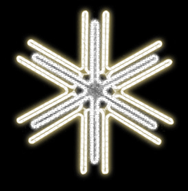 Světelný Dekor LED 6912 - 90x90cm