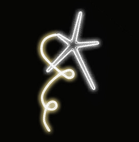 Světelný Dekor LED 7541 - 90x176cm