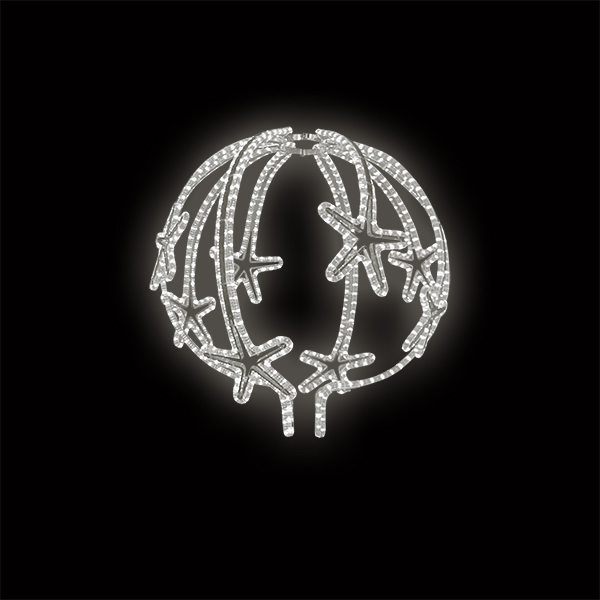 Světelný dekor Padající hvězdy 3D LED 8162 - 123 x 78 cm