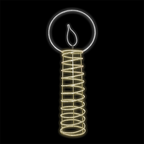 Světelný Dekor Svícen 3D LED 8251 - 250 x 90 cm