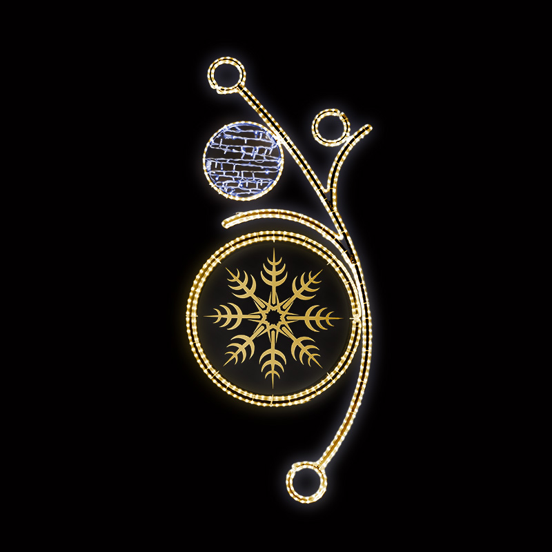 Světelný Dekor s plastovou vsadkou LED 1002 - 215 x 87 cm