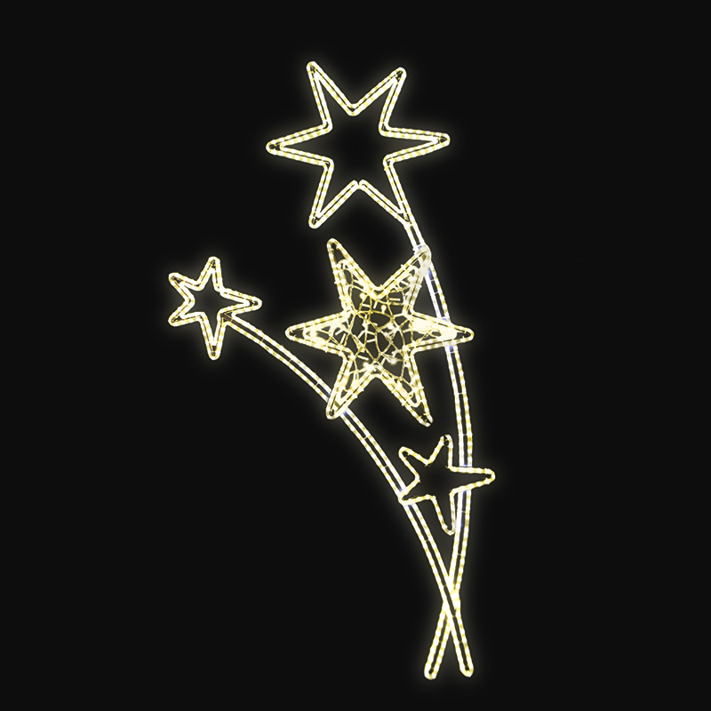 Světelný Dekor LED 1022 s výpletem - 205 x 113 cm