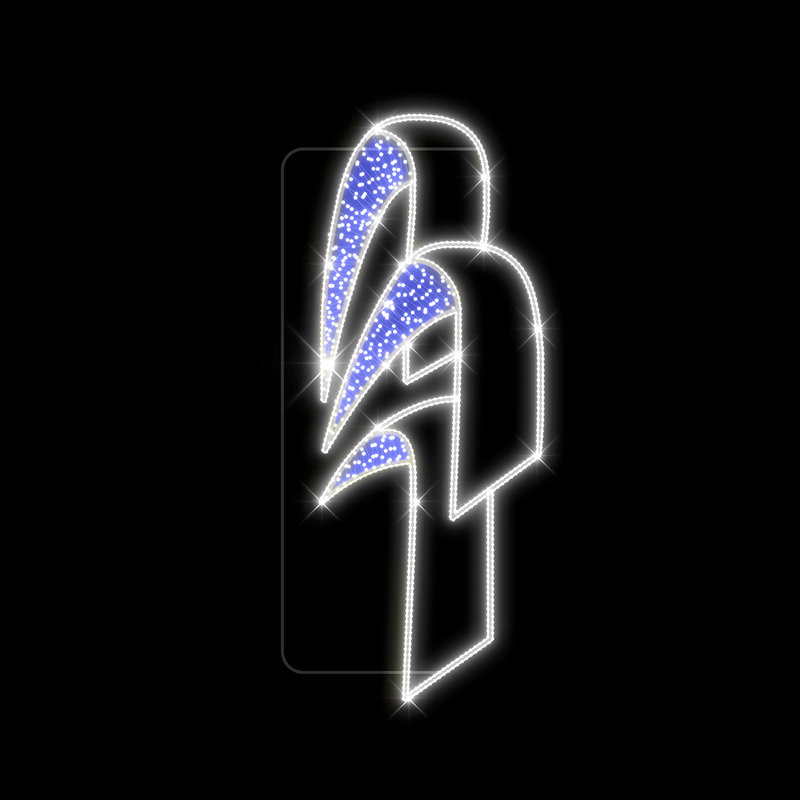 Světelný Dekor LED 9831 - 115x298cm