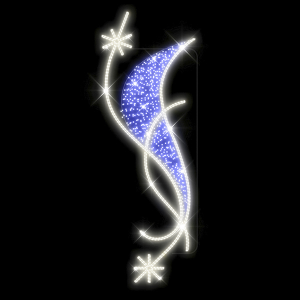 Světelný Dekor LED 9871 - 107x286cm