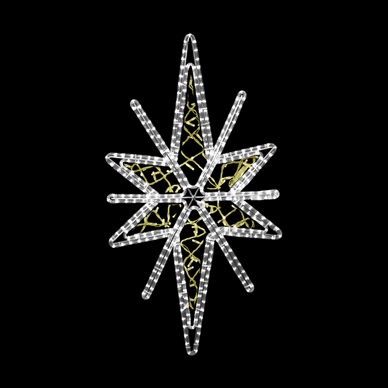 Světelný Dekor hvězda LED 5381 - 112 x 61 cm