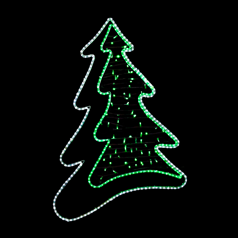 Stromek dekor s výpletem LED 1301 - 156 x 103 cm