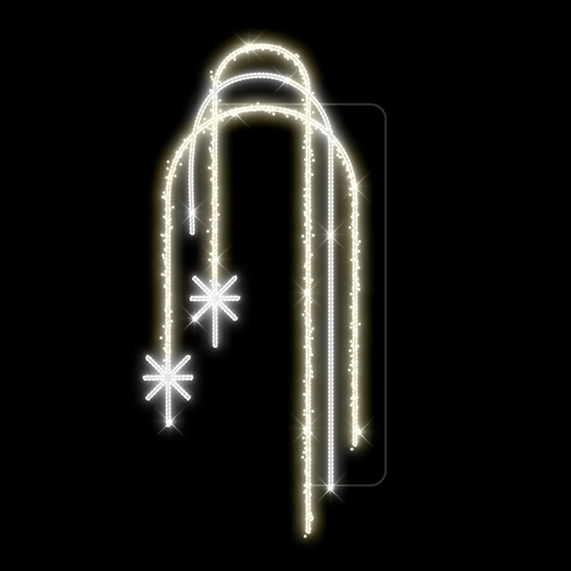 Světelný Dekor LED  9841 - 300x118cm