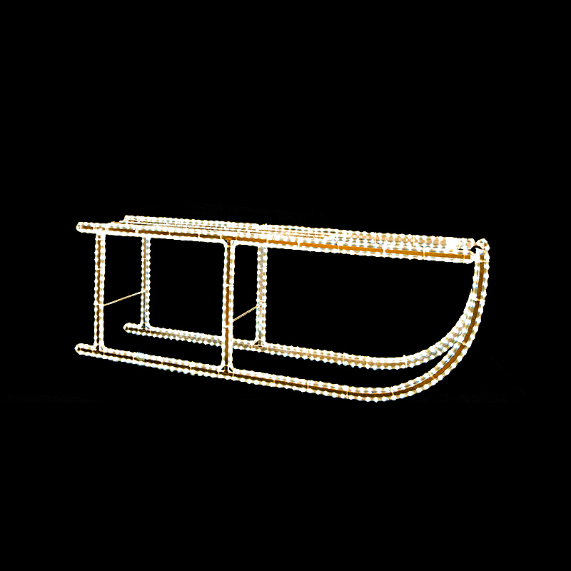 LED 3D sáně - 53 x 153 cm N22/19