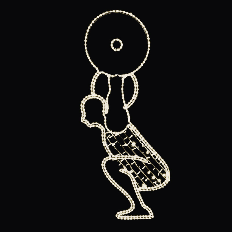 LED dekor vzpěrač N13/20 - 185 x 78 cm