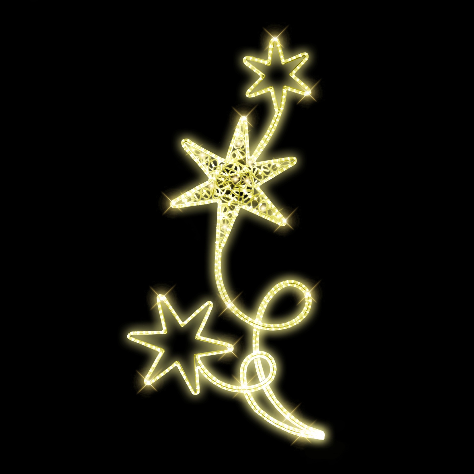 Světelný dekor LED s výpletem 1541 - 200 x 98 cm