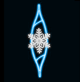 Světelný Dekor LED 5821 - 100x306cm