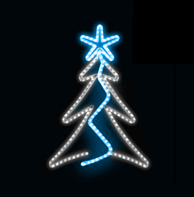 Světelný Dekor LED 5891 - 80x130cm