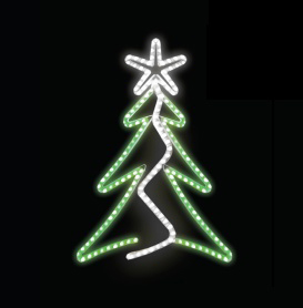 Světelný Dekor LED 5892 - 105x62cm