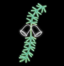 Světelný Dekor LED 5971 - 112x227cm