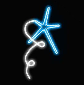 Světelný Dekor LED 7541 - 90x176cm