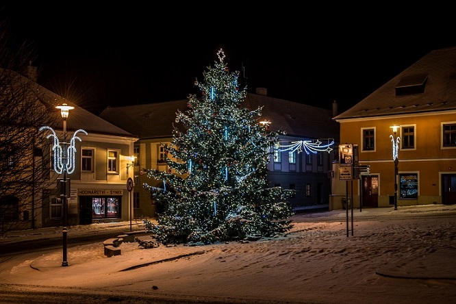 Snowfall FLS-D-0,5M x 5-240L oboustranný - venkovní - modrá