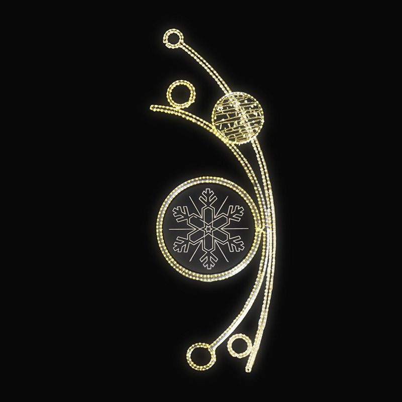 Světelný Dekor s plastovou vsadkou LED 1001 - 272 x 96cm