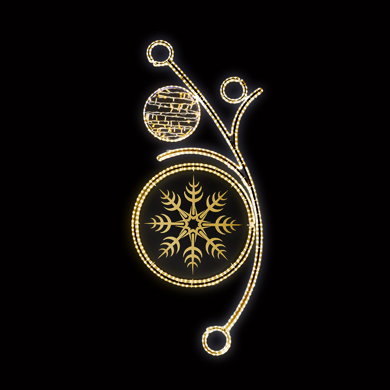 Světelný Dekor s plastovou vsadkou LED 1002 - 215 x 87 cm