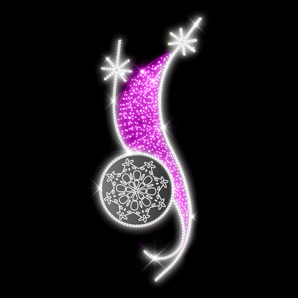 Světelný Dekor LED 9881 - 109x293cm