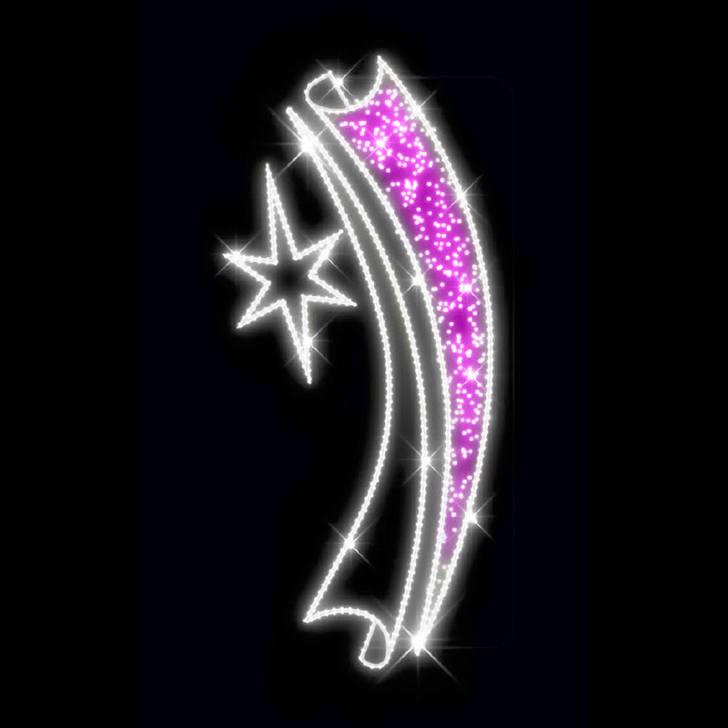 Světelný Dekor LED 9911 - 127x265cm