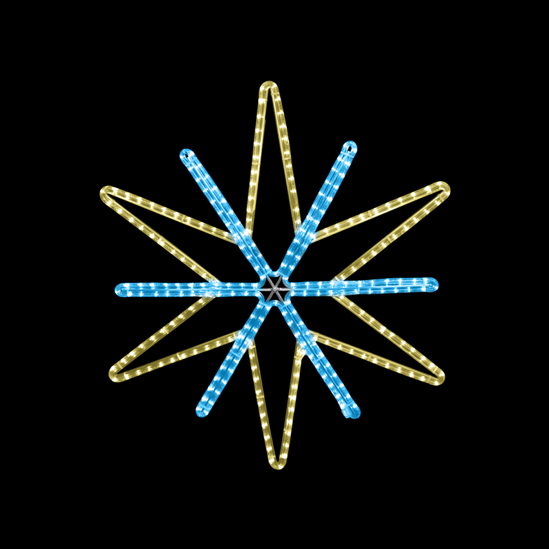 Světelný Dekor hvězda LED 5351 - 92 x 84 cm