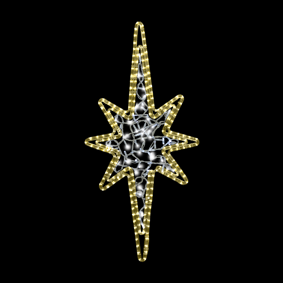 Světelný dekor Hvězda Orion velká LED 6082 - 112 x 52 cm