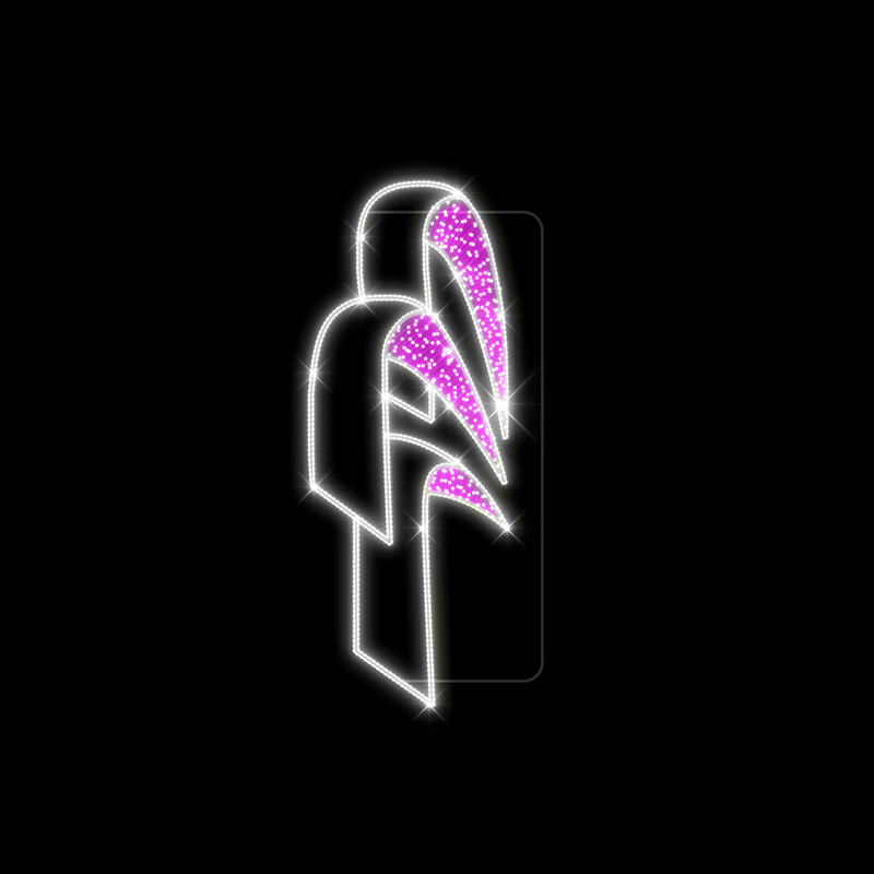 Světelný Dekor LED 9832 - 242x95cm